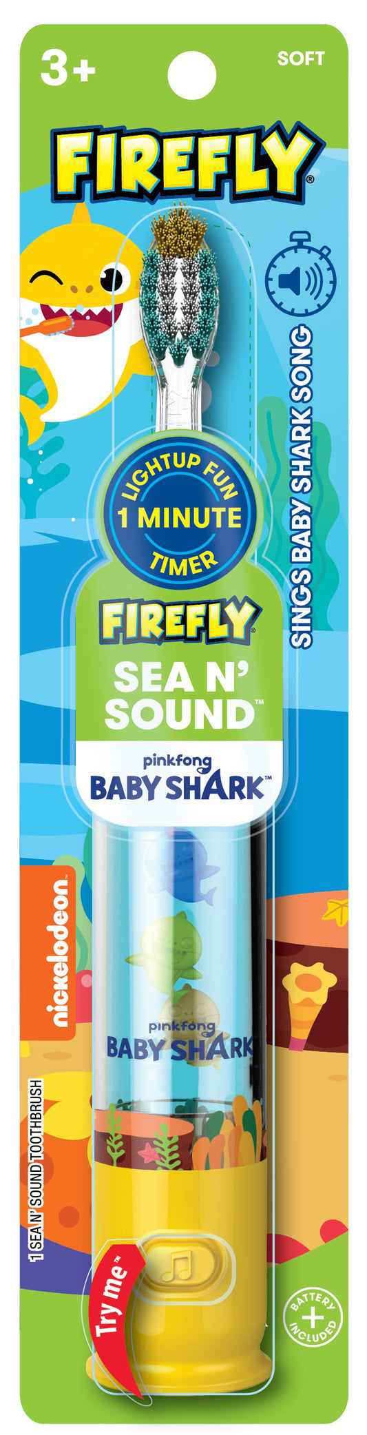 Cepillo de dientes eléctrico Baby Shark 3+